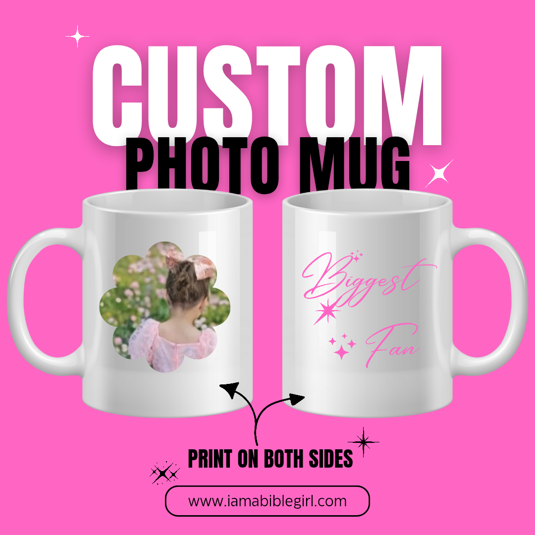 Custom photo mug