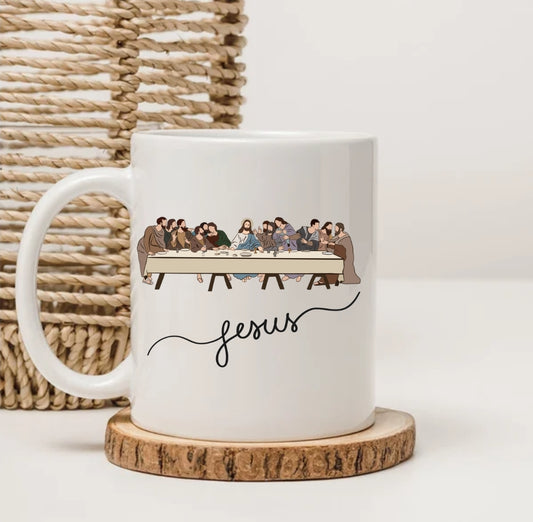 Last supper mug